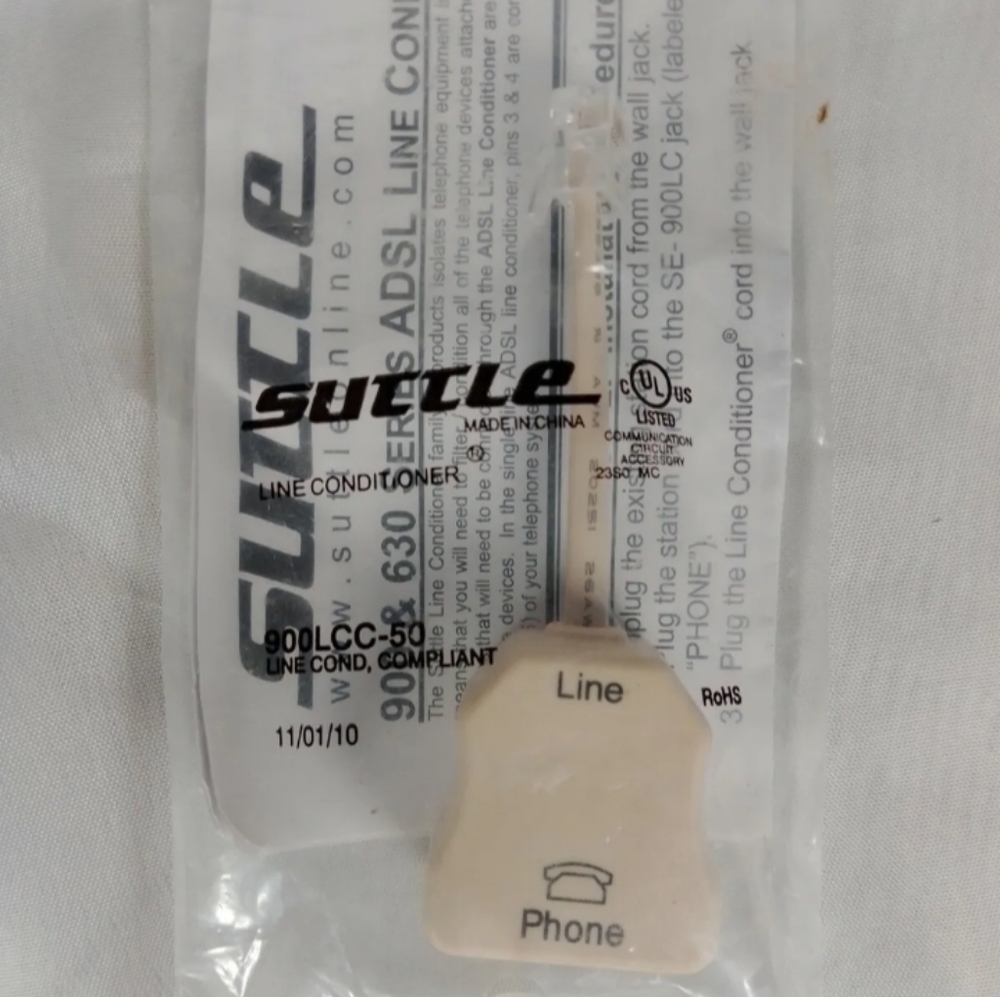 Suttle 900LCC Single Line Inline ADSL Filter Conditioner 900 & 600 Series